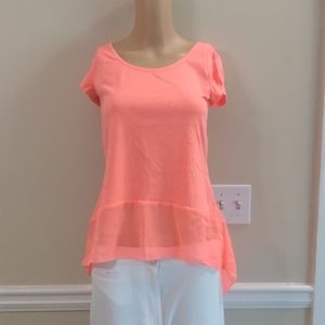 Coral women's top